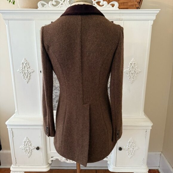 Vintage Ralph Lauren Brown Tweed Blazer - Picture 3 of 13